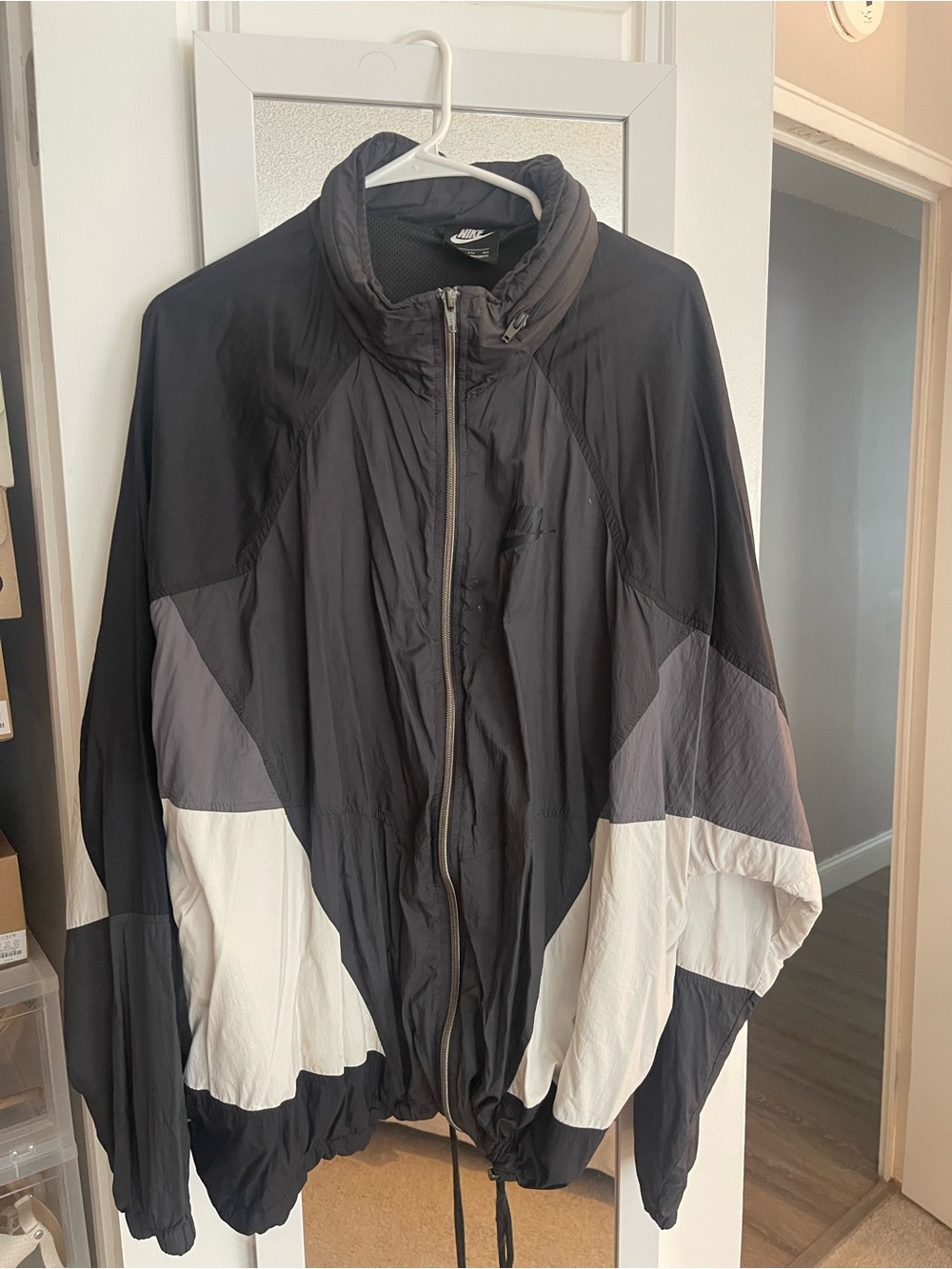 Nike Men’s Black & White Track Jacket